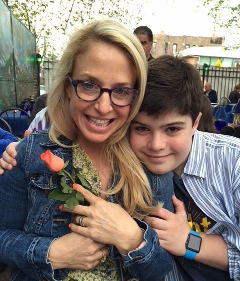 Dr. Laura Berman and her son