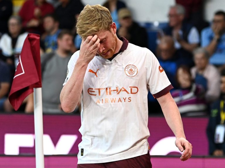 Le meneur de jeu de Manchester City, Kevin De Bruyne, absent pour « trois ou quatre mois » en raison d’une blessure aux ischio-jambiers