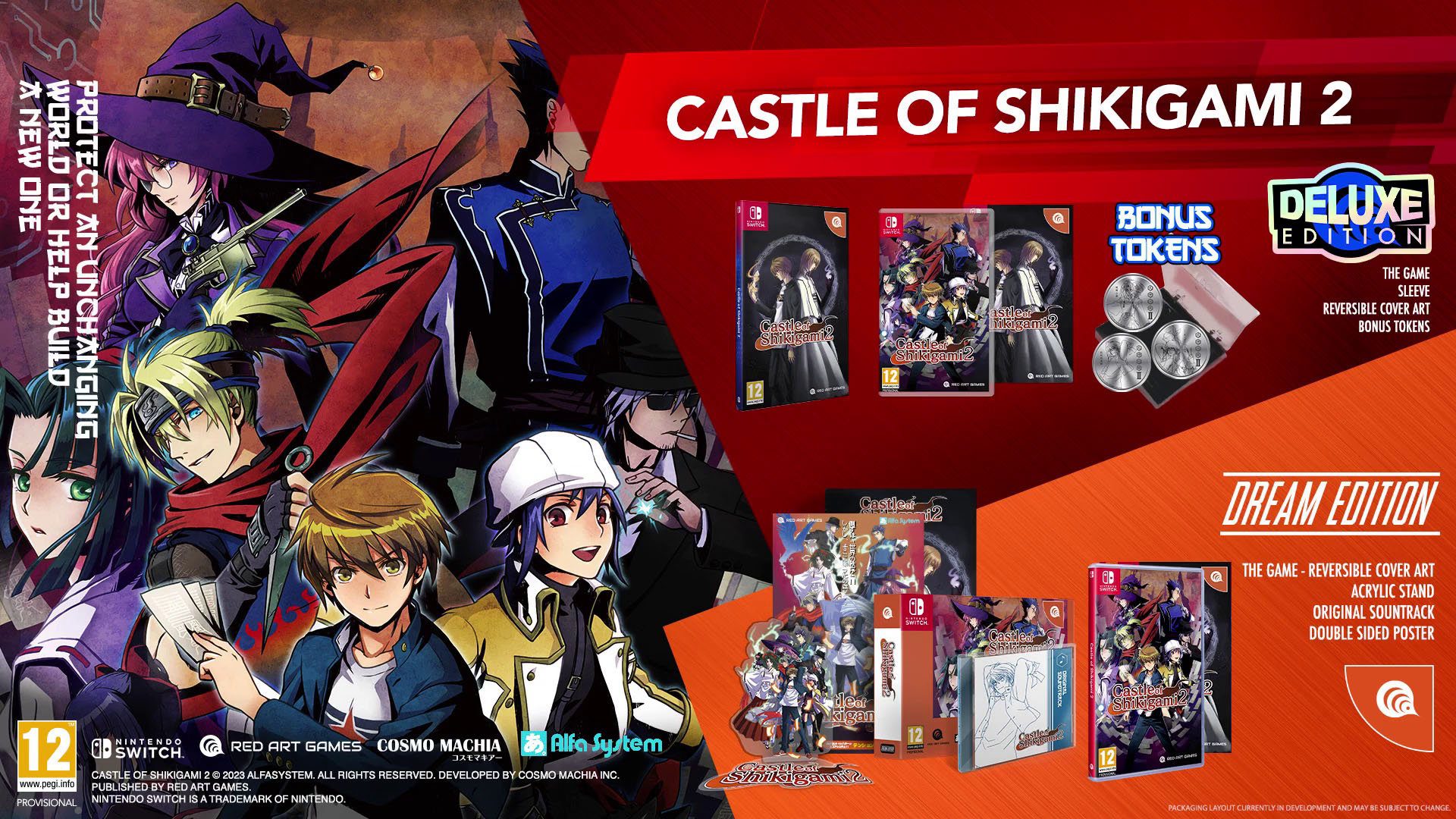 L'édition physique de Castle of Shikigami 2 Switch sera lancée au deuxième trimestre 2024 dans l'ouest    
