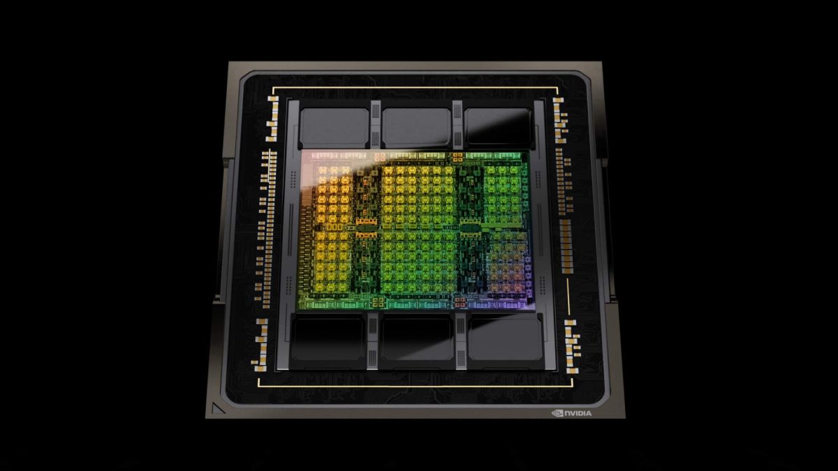 Nvidia Hopper GPU die