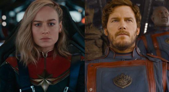 Brie Larson in The Marvels and Chris Pratt in Guardians 3