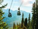 La télécabine de Banff a été frappée par une panne de courant lundi soir.