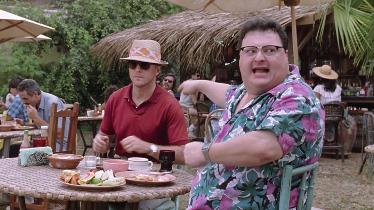 Dodgson et Nedry dans Jurassic Park