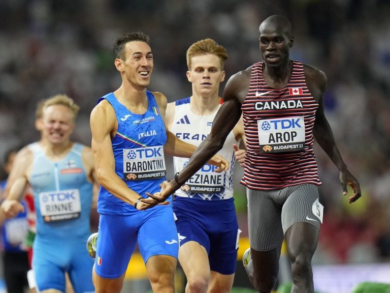 Marco Arop d’Edmonton accède à la demi-finale du 800 m masculin aux Championnats du monde d’athlétisme