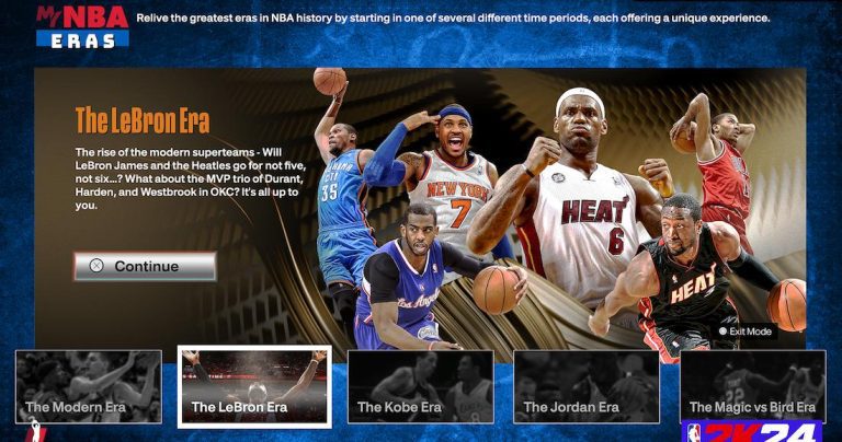 « NBA 2K24 » introduit une ère LeBron et plus de mises à jour