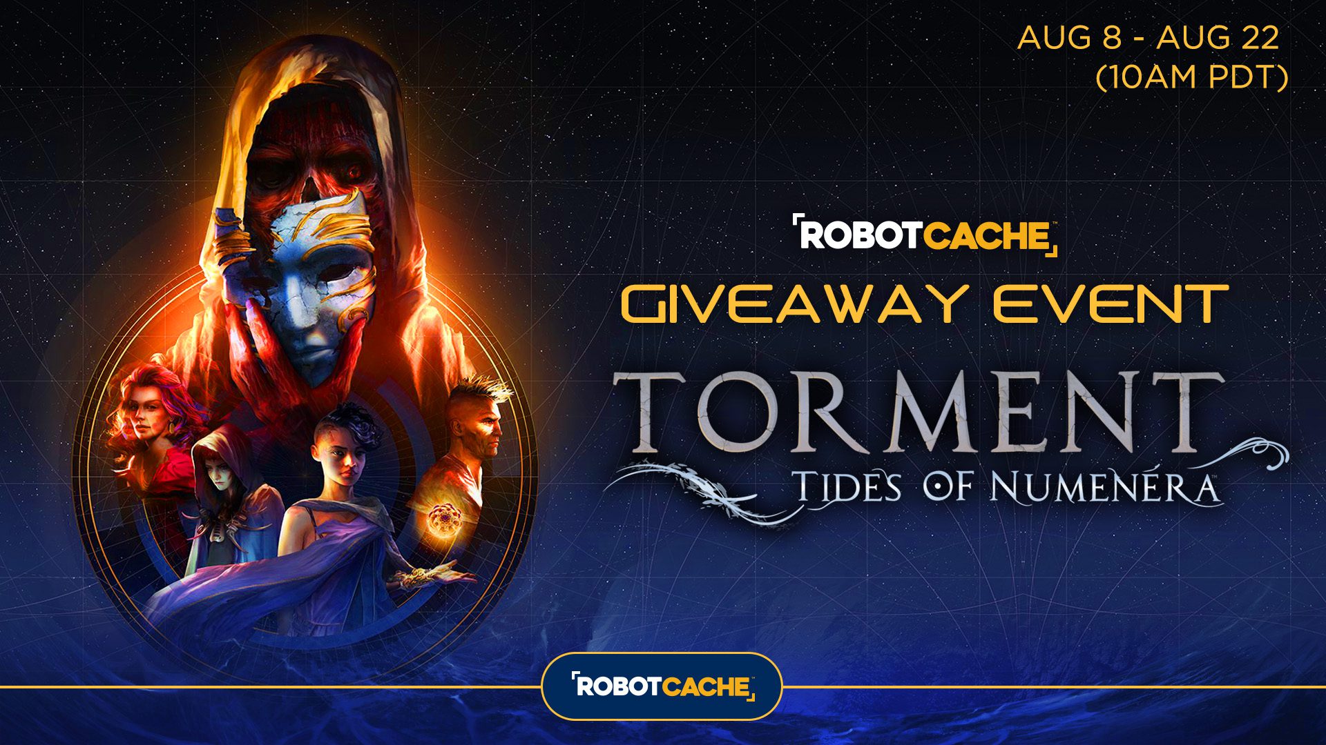 Obtenez Tourment: Tides of Numenera gratuitement avec Robot Cache
