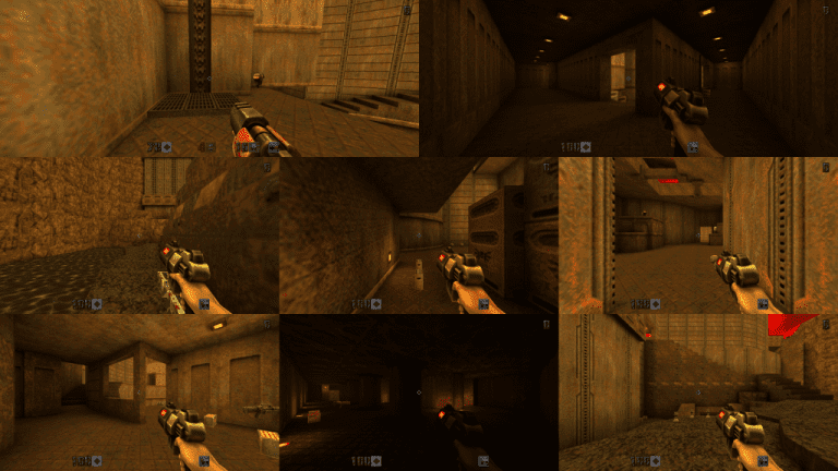 Quake 2 Remaster a un écran partagé chaotique à 8 joueurs sur Xbox / PC
