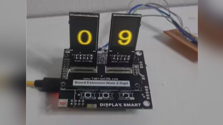 Raspberry Pi Pico alimente l’horloge LCD Nixie