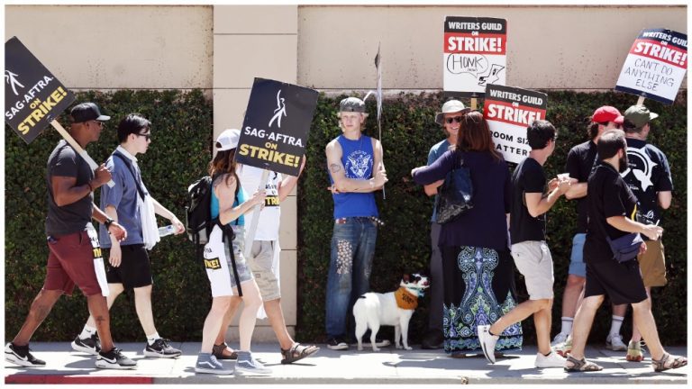 WGA Members Continue To Strike As Talks Resume