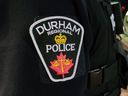 Emblème du logo d'un agent de la police régionale de Durham.