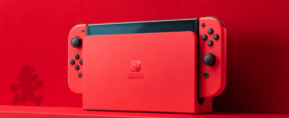 Annonce de la nouvelle Nintendo Switch OLED sur le thème de Mario