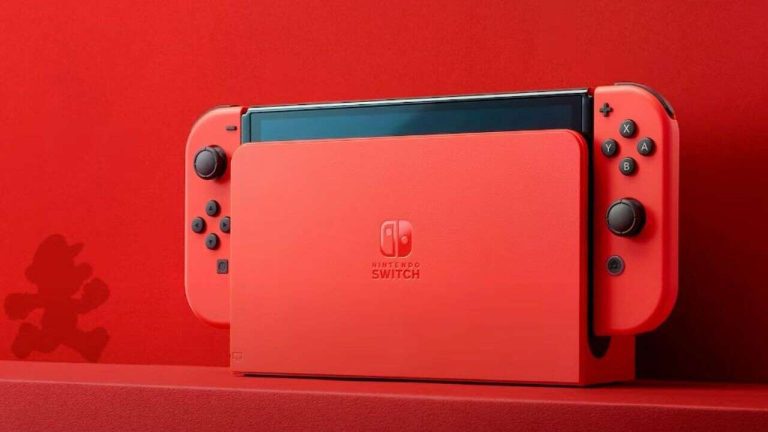 Mario Red Switch OLED annoncé lors de Super Mario Bros. Wonder Direct
