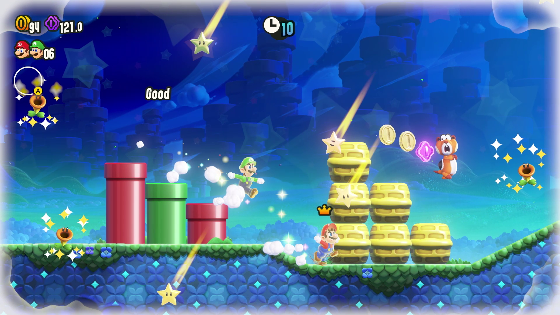 Captures d'écran de Super Mario Bros. Wonder, fournies par Nintendo