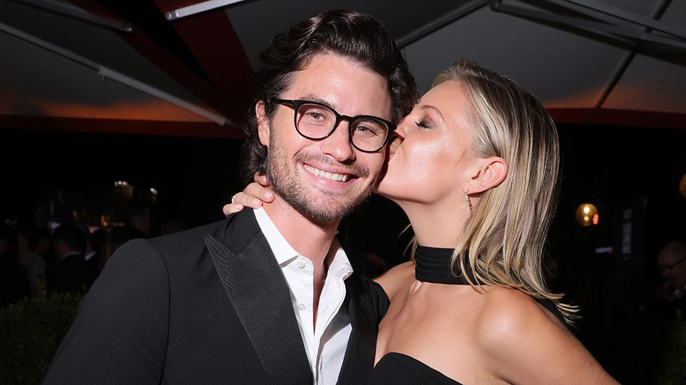 VENICE, ITALY - AUGUST 31: Kelsea Ballerini and Chase Stokes attend the Variety And Golden Globes Party At Venice Film Festival, Presented by ILBE at Hotel Excelsior on August 31, 2023 in Venice, Italy. (Photo by Victor Boyko/Variety via Getty Images)