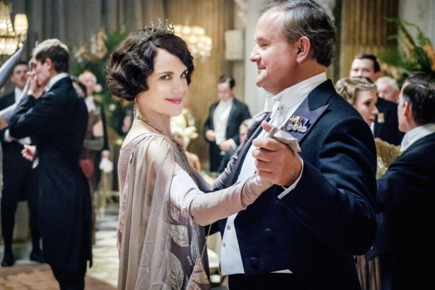 Elizabeth McGovern et Hugh Bonneville dans « Downtown Abbey »