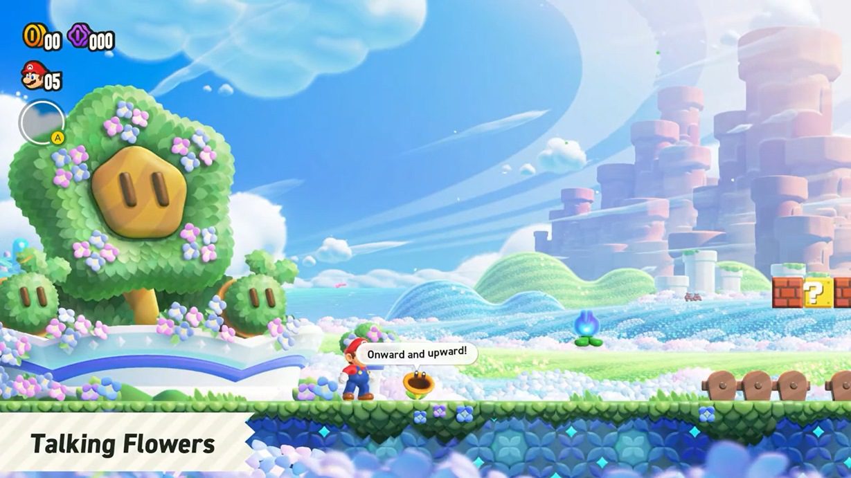 Super Mario Bros. Wonder vous permettra de désactiver la voix de Talking Flowers
