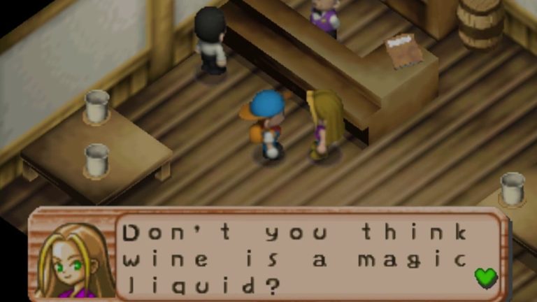 La relation de Harvest Moon 64 avec l'alcool, le "liquide magique" du village Flowerbud
