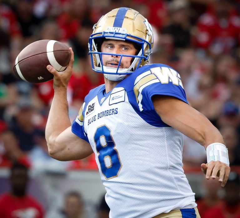 Porte-bonheur de la fête du Travail : Zach Collaros des Blue Bombers parfait lors du grand week-end de football au Canada