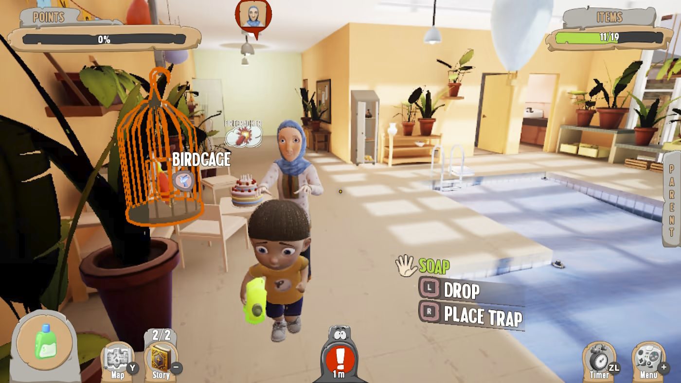 Petit diable : gameplay de Foster Mayhem
