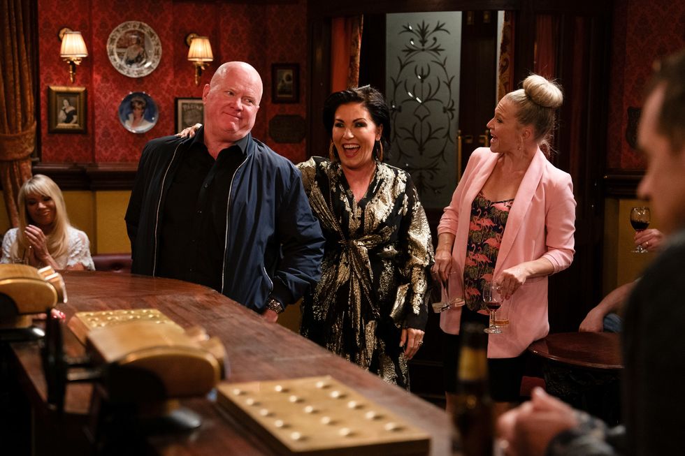 phil mitchell, kat moon, linda carter, eastenders