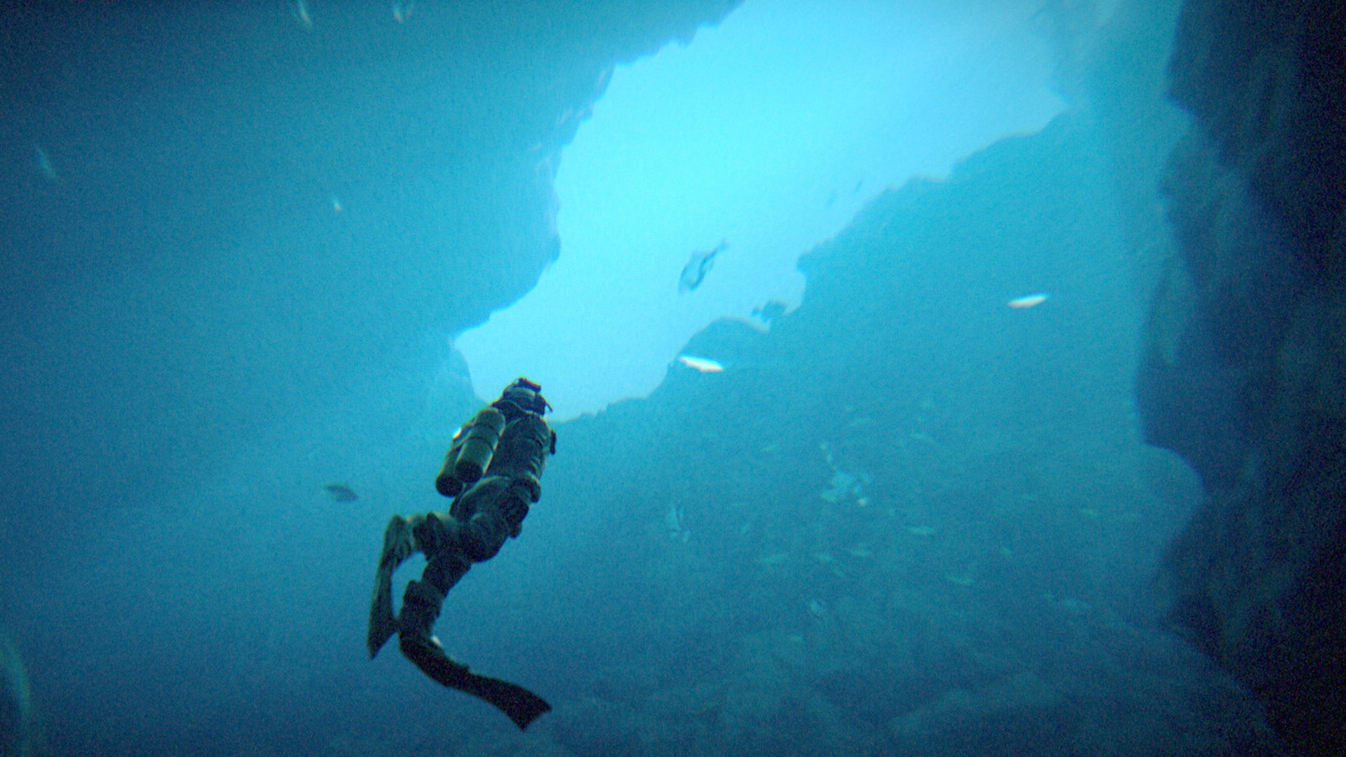 Sous les vagues