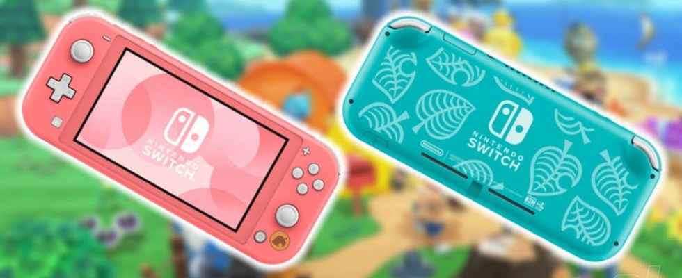 Nintendo annonce deux nouveaux Switch Lites sur le thème Animal Crossing: New Horizons, disponibles en octobre