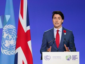 Trudeau prononce un discours à la Cop 26