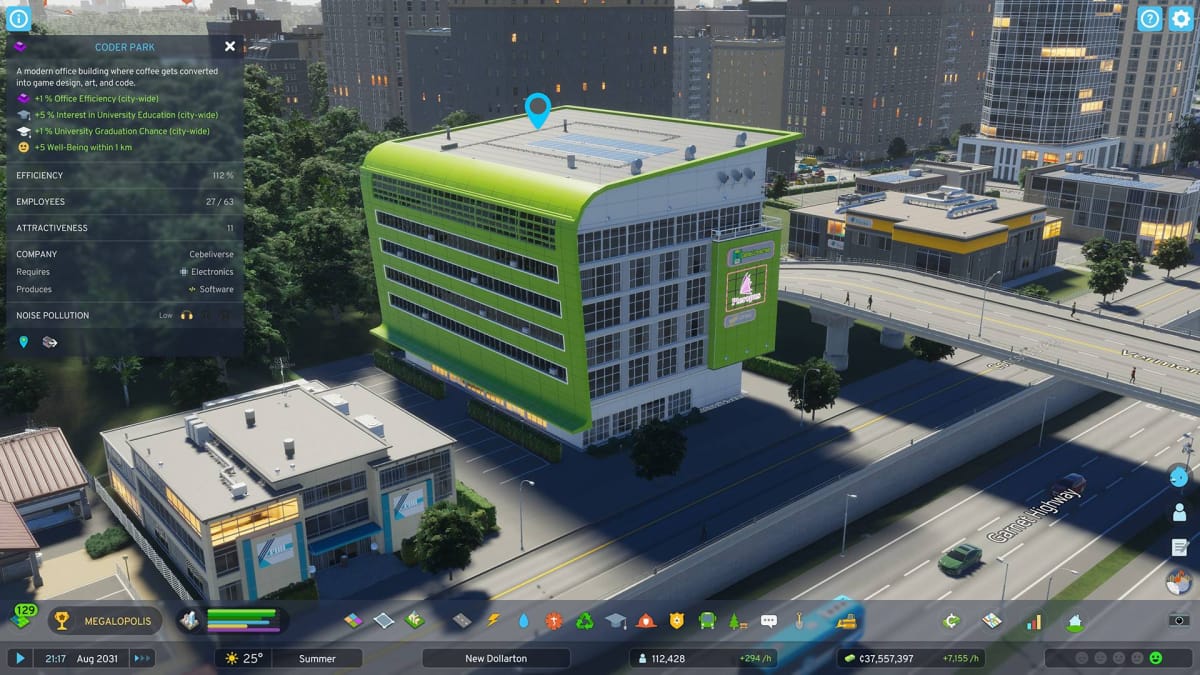 Cities Skylines 2 - Bâtiment de signature commerciale