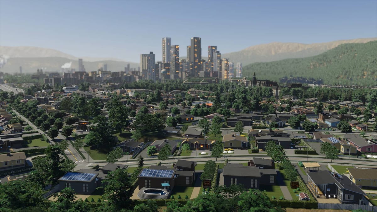 Cities: Skylines 2 - La vue d'une ville