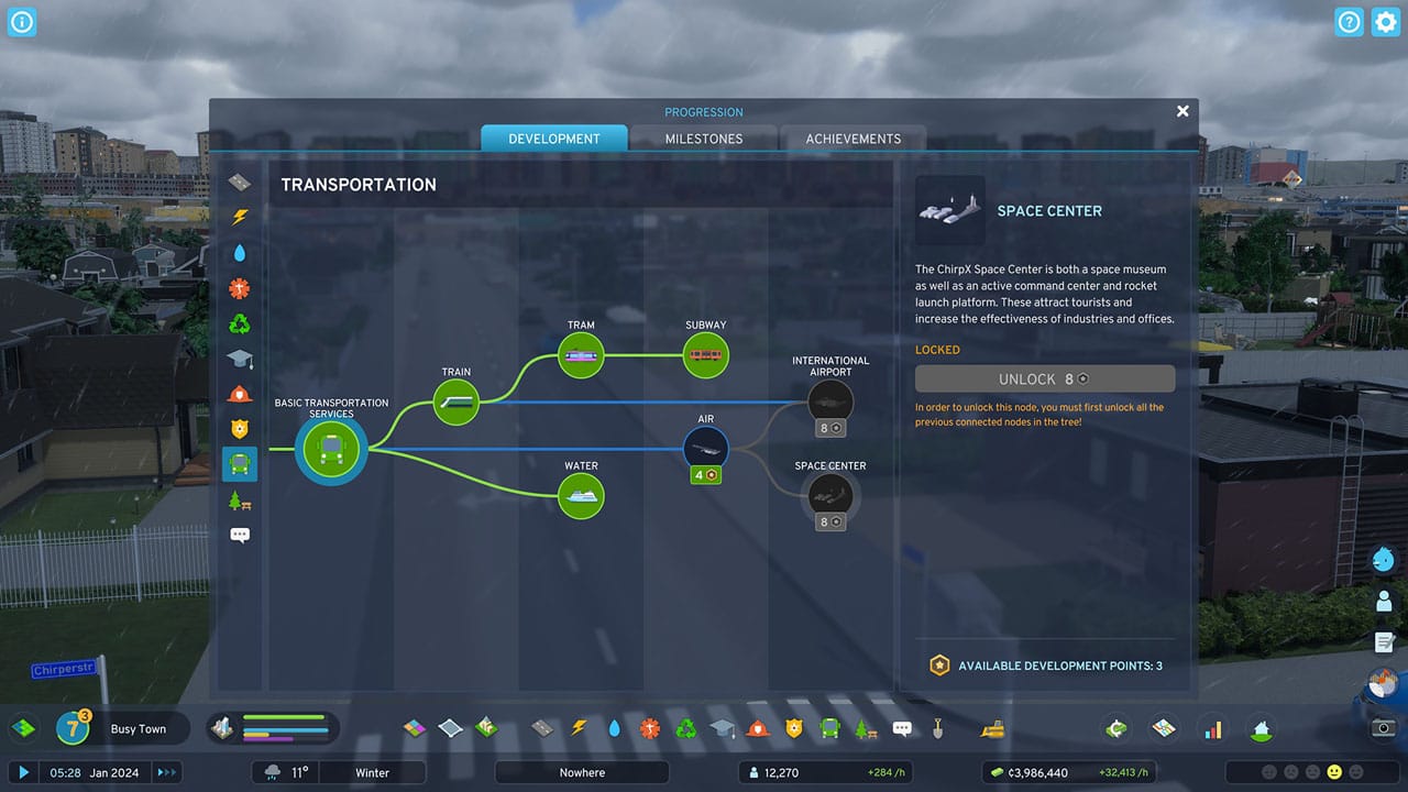 Un aperçu de Cities Skylines 2, présentant un plan de la ville sur un écran d'ordinateur.