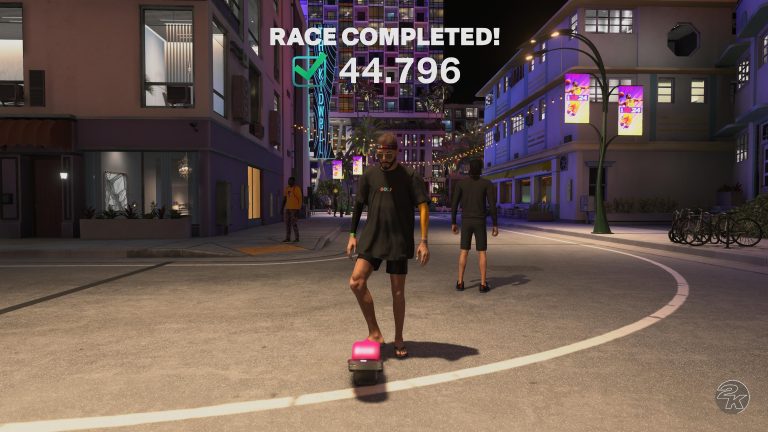 NBA 2K24 is about more than just basketball, so here are some tips for winning your weekly hoverboard races.