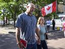 Chris Barber arrive pour son procès au palais de justice d'Ottawa, le lundi 11 septembre 2023. 