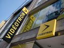 Une boutique Vidéotron à Montréal.