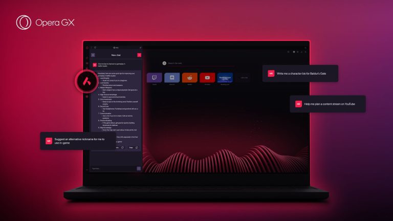 La nouvelle IA du navigateur d'Opera GX veut répondre à toutes vos questions sur les jeux vidéo
