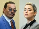 La décision annoncée d'Amber Heard de déménager en Espagne intervient après son différend très médiatisé en diffamation avec son ex-mari Johnny Depp (à gauche) l'année dernière.