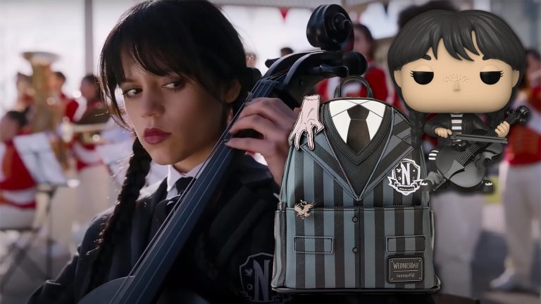 Trucs cool : les Funko POP et les sacs Loungefly du mercredi ramènent le style gothique de Jenna Ortega à la maison
