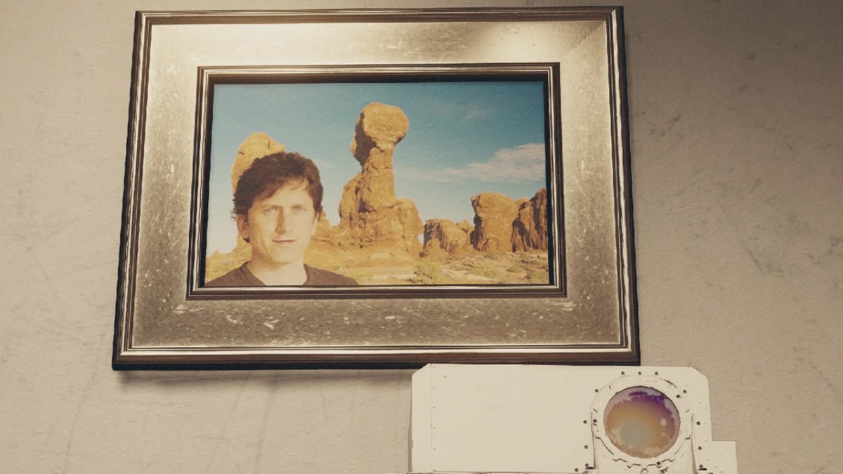 Un tableau de Starfield avec Todd Howard dedans.