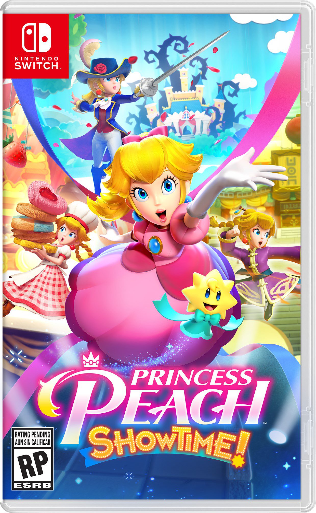 Princesse Peach : boxart Showtime, captures d'écran
