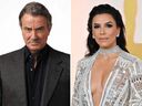 La star de Young and the Restless Eric Braeden, à gauche, et Eva Longoria.