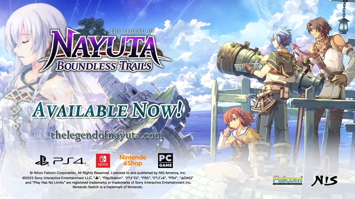 Bande-annonce de lancement de The Legend of Nayuta : Boundless Trails
