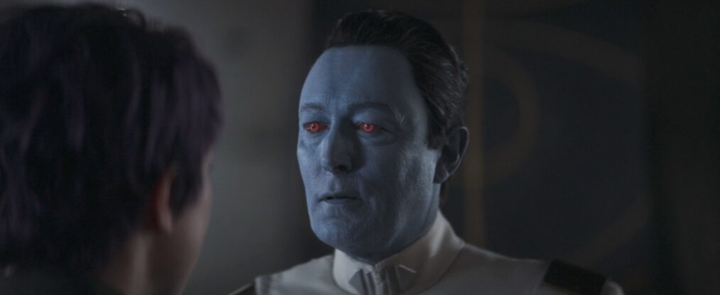 Lars Mikkelsen dans le rôle du grand amiral Thrawn