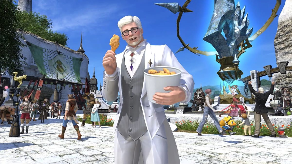 Colonel de la collaboration Final Fantasy XIV KFC