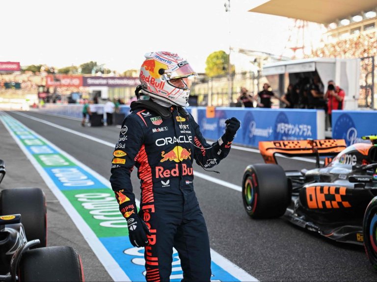 Le leader de la F1, Verstappen, revient à sa forme dominante en remportant la pole position au Grand Prix du Japon