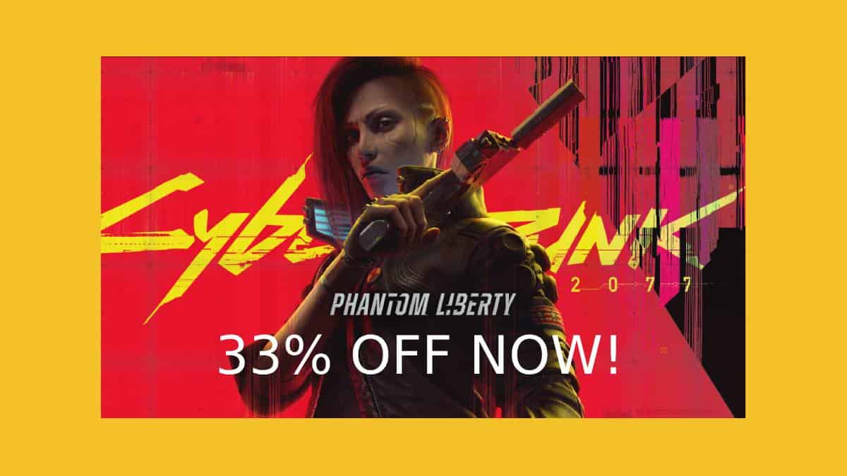 Économisez 33 % sur l'offre à durée limitée Cyberpunk 2077 et Phantom Liberty
