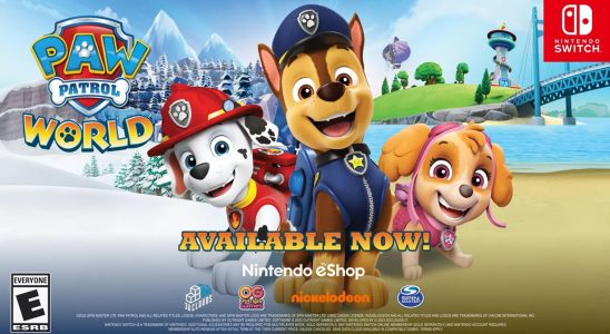 PAW Patrol World est sorti en avance sur Switch eShop