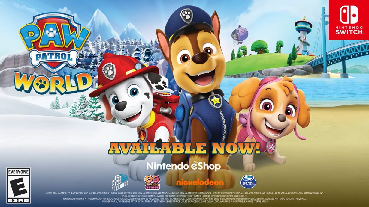 PAW Patrol World est sorti en avance sur Switch eShop
