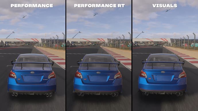 comparaison des modes forza motorsport 2023