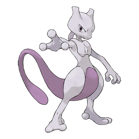 Pokémon Rouge et Bleu légendaire Mewtwo