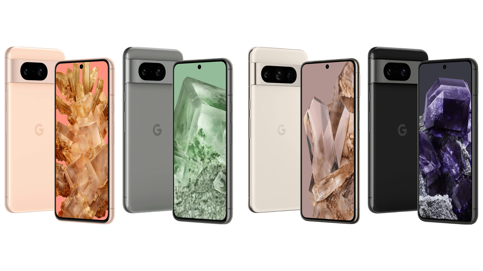 Toutes les couleurs selon les rumeurs pour le Google Pixel 8