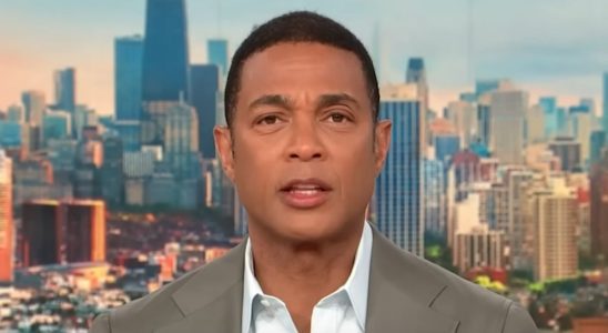 Don Lemon behind anchor desk on CNN